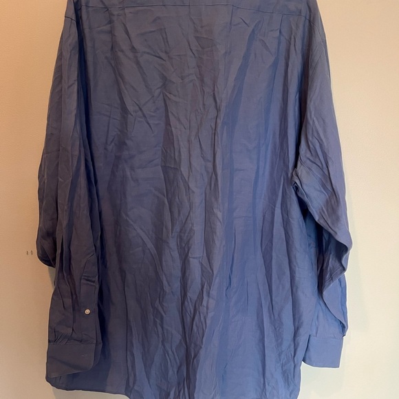 Brooks Brothers Classic Blue Button-Up Shirt - Picture 3 of 3